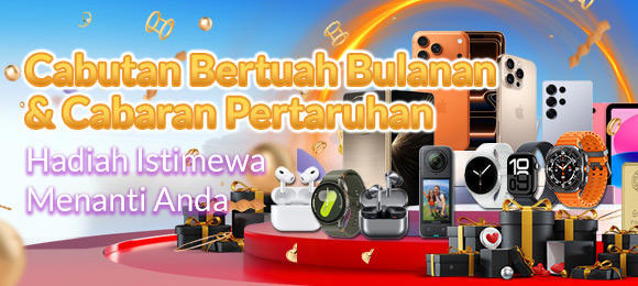 Cabutan Bertuah Bulanan & Cabaran Pertaruhan